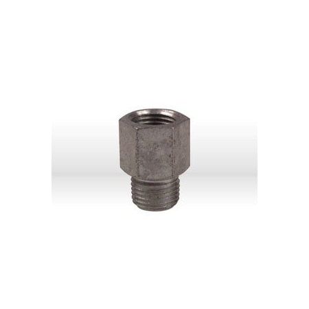 Alemite Grease Fitting, Lubrication Fitting, 1/8in. NPTFf x 1/8in. NPTFm Special Short AL43761
